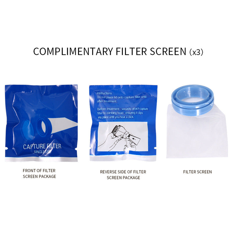 Pet flea comb needle comb row comb comb lice catcher in vitro deworming dog pet electric lice remover - Decent luxury